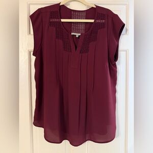 Daniel Rainn Burgundy Blouse